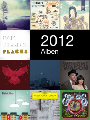 CD Cover Collage: Die besten Alben 2012